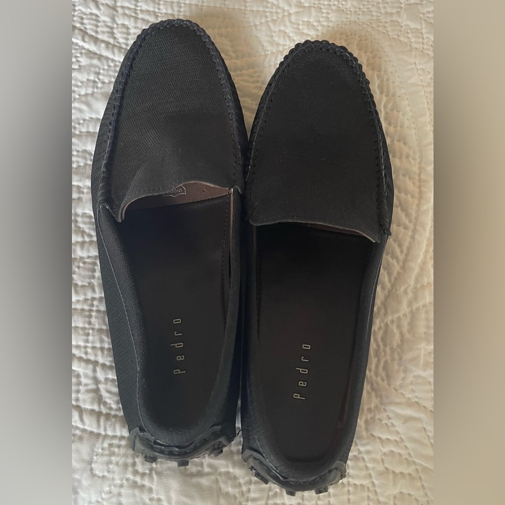 Pedro Black..Insole Genuine Leather Loafer, Men’s Size US 9‎